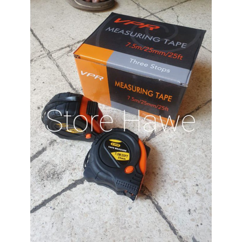 Jual Meteran 7,5m VPR/Meteran Karet (3stop) | Shopee Indonesia