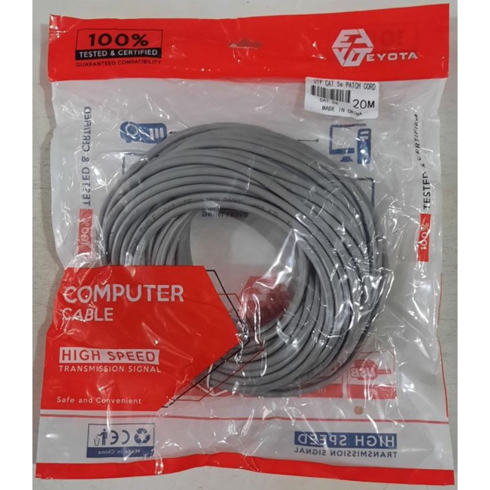 Jual kabel LAN 20 meter # BMK | Shopee Indonesia