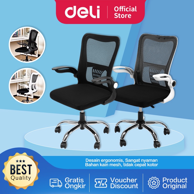 Jual Deli Office Chair / Kursi Kantor / Kursi Kerja Desain Ergonomis