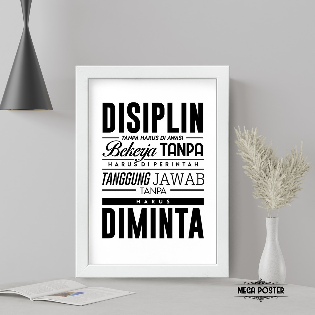 Jual Poster Kata Motivasi Tentang Kehidupan Hiasan Dinding Rumah