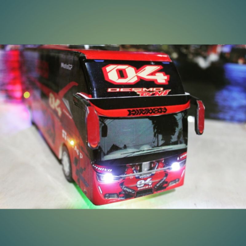 Jual Miniatur Bis Miniatur Bus Spesial Custom Andrea Dovisioso Motogp ...