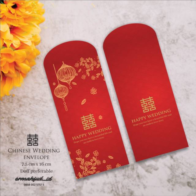 Jual Amplop Wedding Amplop Nikahan China Terlaris Angpao Wedding