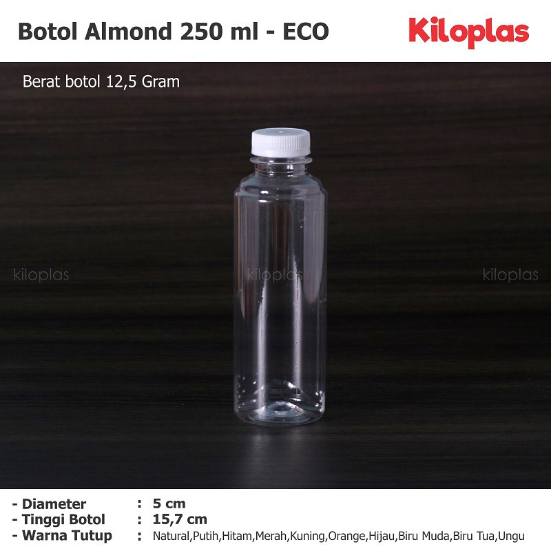 Jual Botol Almond Ml Botol Plastik Almond Ekonomis Shopee Indonesia