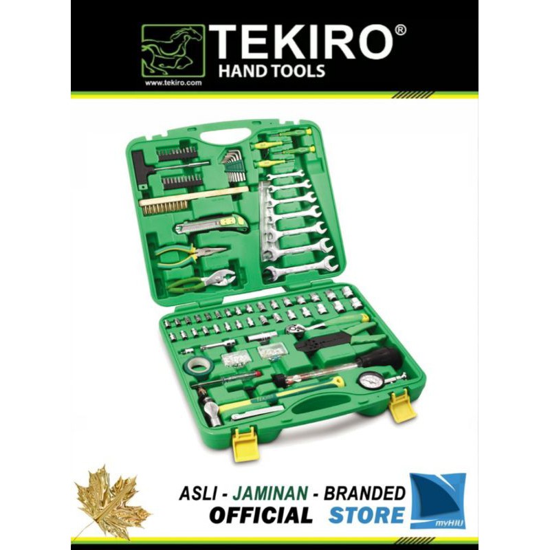 Jual Tekiro Tools set 130 pc / Tool set 130pcs / Mekanik tool set ...