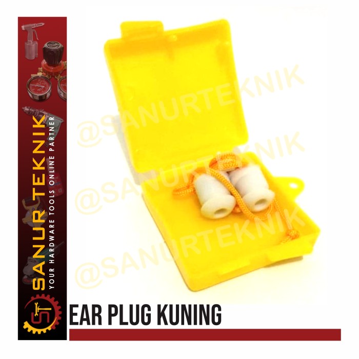 Jual Ear Plug Kuning Penutup Penyumbat Telinga Murah Shopee Indonesia