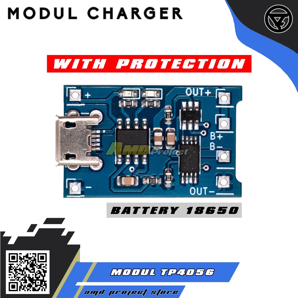 Jual Modul Charger Tp Battery Cas Baterai With Protection Shopee Indonesia