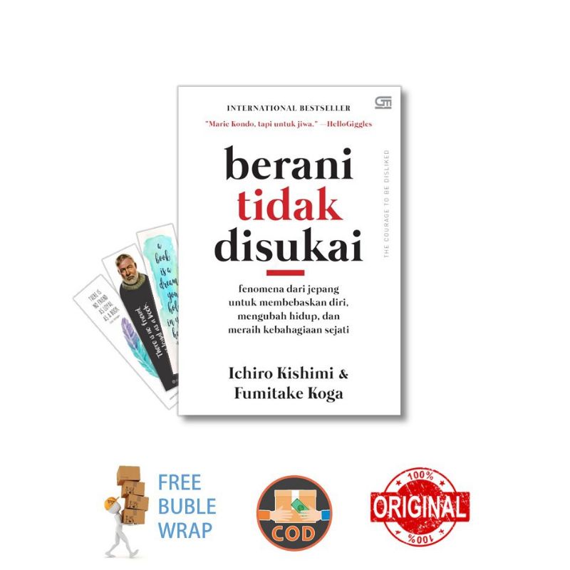 Jual Buku Berani Tidak Disukai Original Buku Karya Ichiro Kishimi Dan