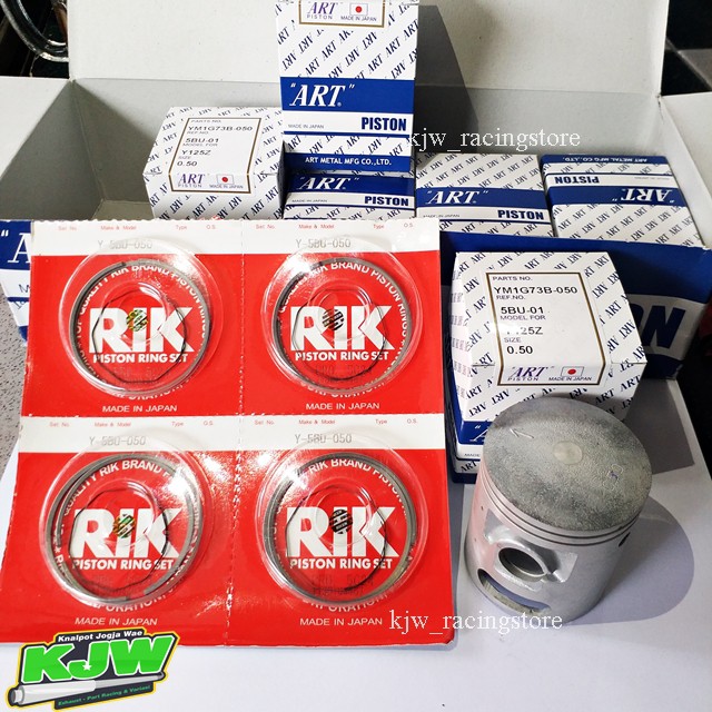 Jual Piston yamaha 125z ART Original Japan Set Ring seher RIK Japan