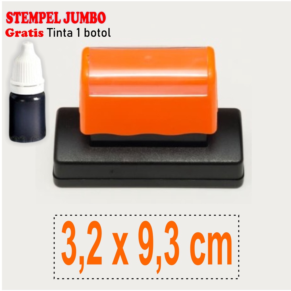 Jual Stempel Flash Custom Ukuran Jumbo Stampel Besar Kardus Packing ...