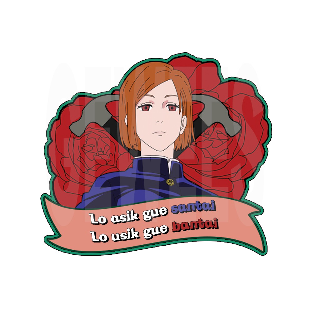 Jual Jujutsu Kaisen Dukun Dangdut Sticker (satuan) | Shopee Indonesia