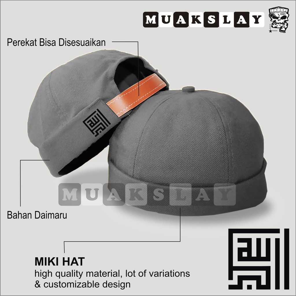 Jual Peci Miki Hat Dewasa Topi Peci Miki Hat Allahu Akbar Or Gambar