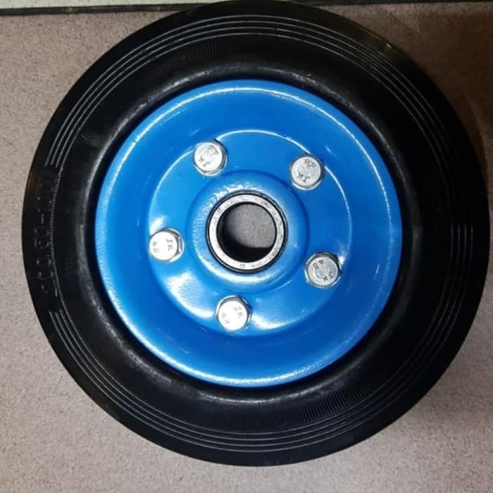 Jual Roda Trolly Ban Karet 8 Inch | Shopee Indonesia