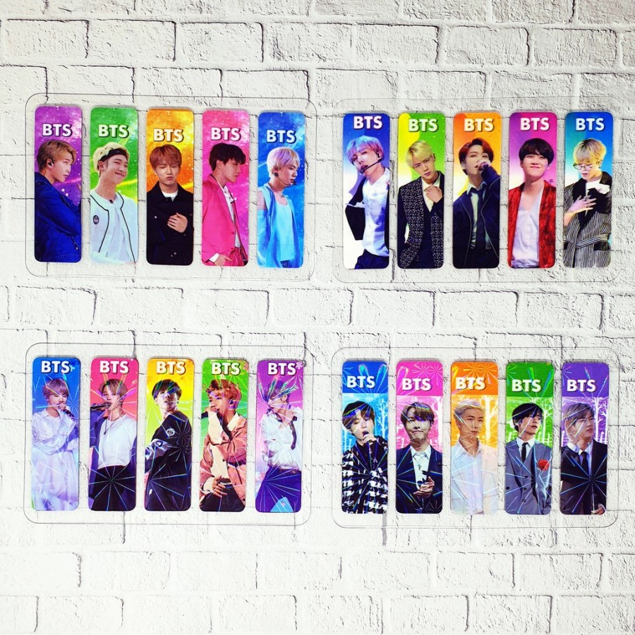 Jual Sticky Note Hologram BTS BT21 Army KPOP Post it Pembatas Buku isi ...