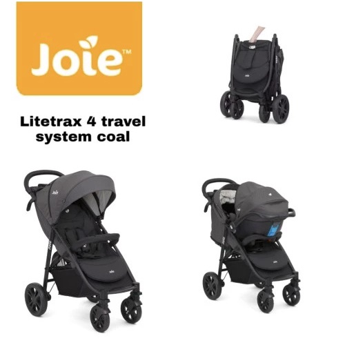 Jual JOIE Stroller Litetrax 4 Travel System Coal Shopee Indonesia