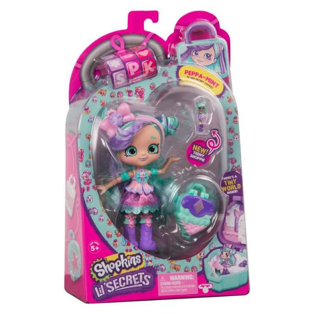 shopkins lil secrets peppa mint