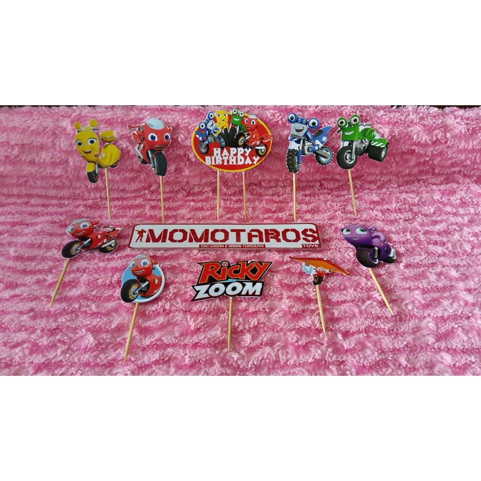 Jual Topper cake Ricky Zoom set | Shopee Indonesia