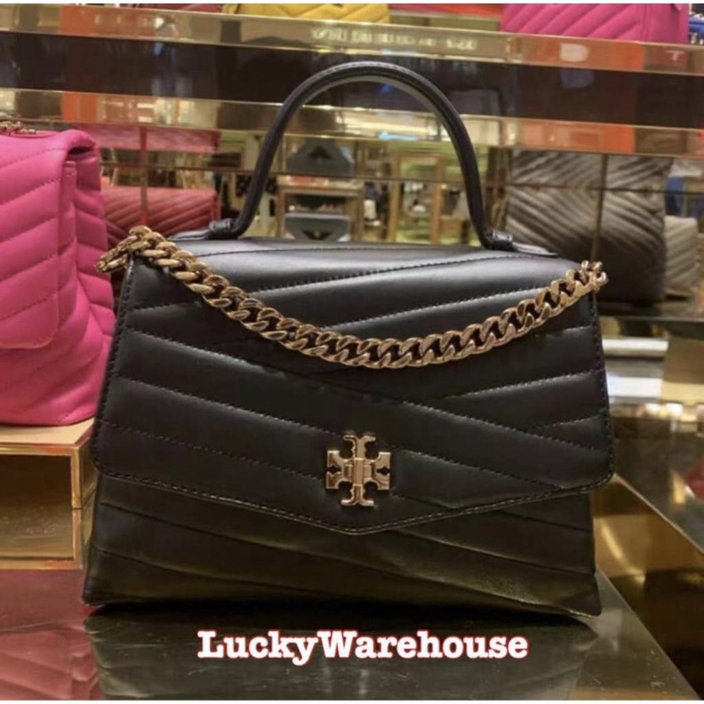 Jual Tory Burch Kira Chevron Top Handle Satchel