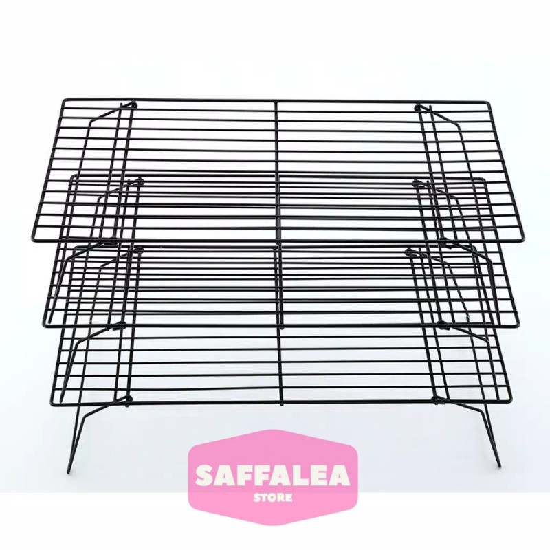 Jual RAK KUE PENDINGIN ROTI SUSUN 3 TINGKAT / COOLING RACK 3 TIER ...
