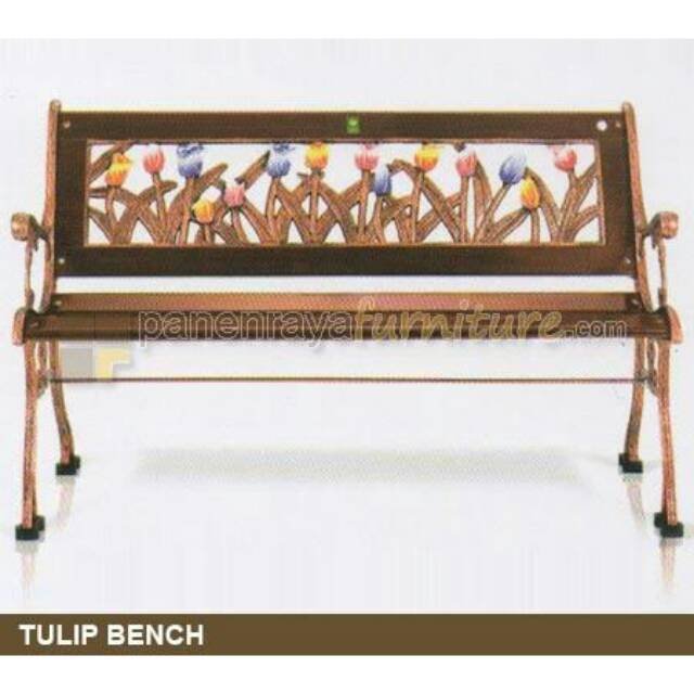 Jual Kursi Taman Besi Tempa Elegance Bench (Paling Termurah) | Shopee