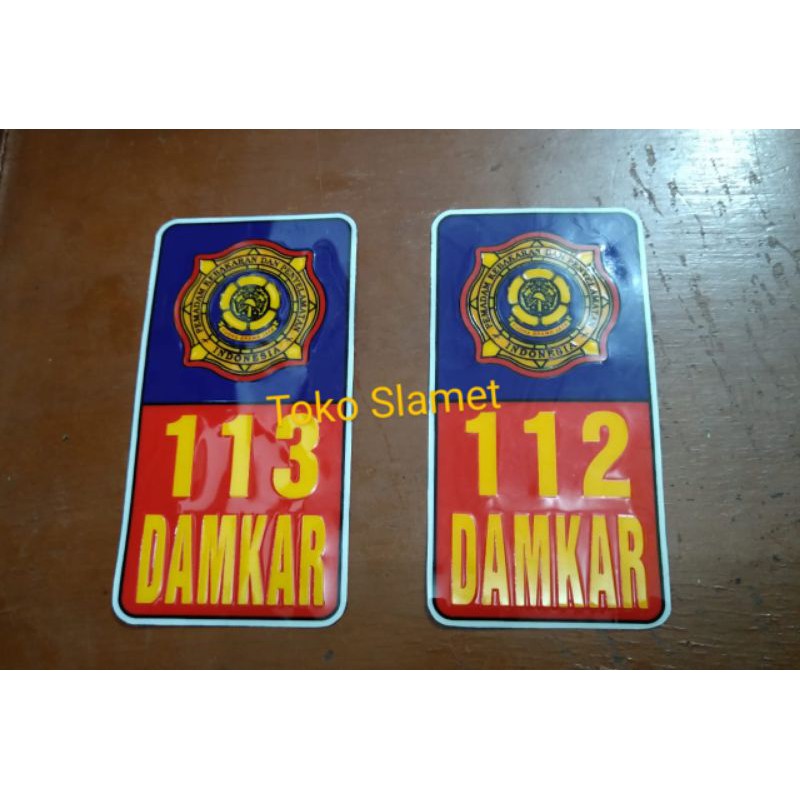 Jual Stiker Plat Mobil Emboss | Shopee Indonesia