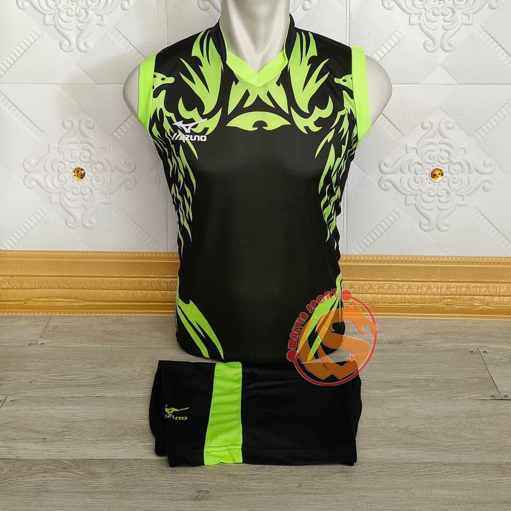 BAJU VOLI SINGLET PRIA SETELAN KAOS VOLLY SINLET MZ08