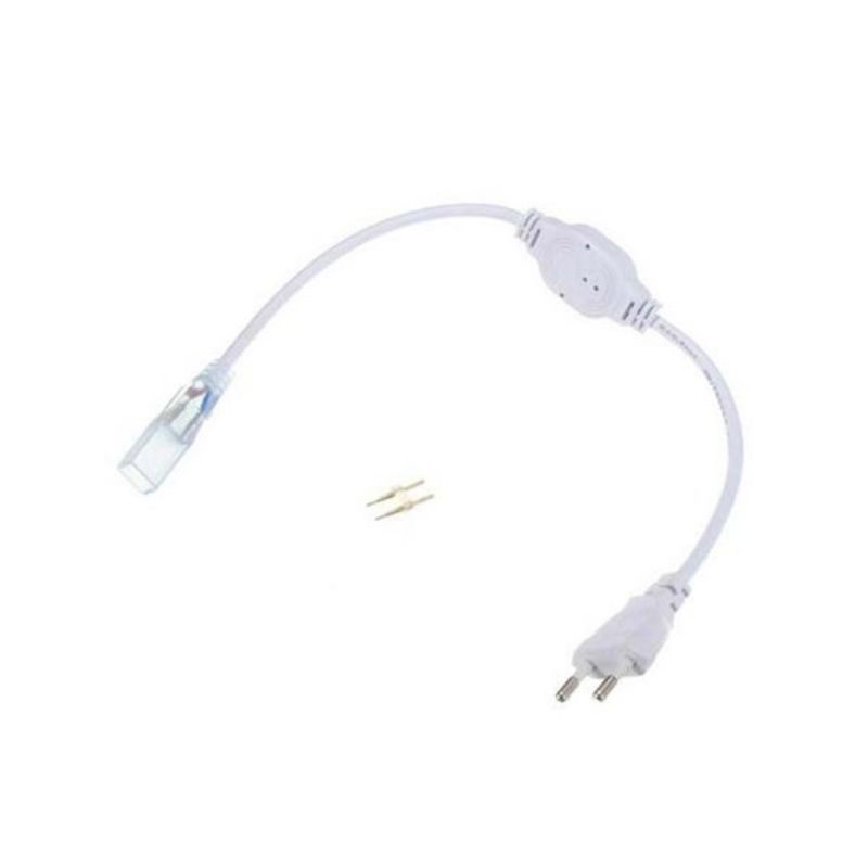 Jual Adaptor Socket LED Strip 5050 220V / Adaptor LED selang | Shopee ...