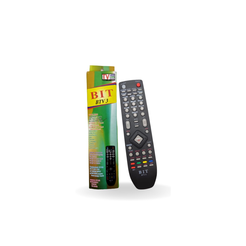 Jual Kiseki Remot Remote Tv Kiseki Btv 3 / Remote Tv multi universal ...