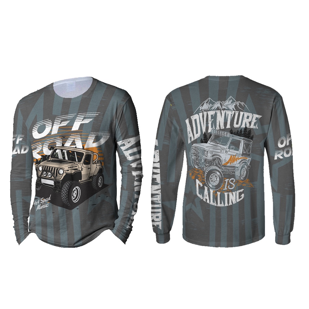 Jual Kaos Jersey Jeep Treme Off Road Adventure Pria Custom Full
