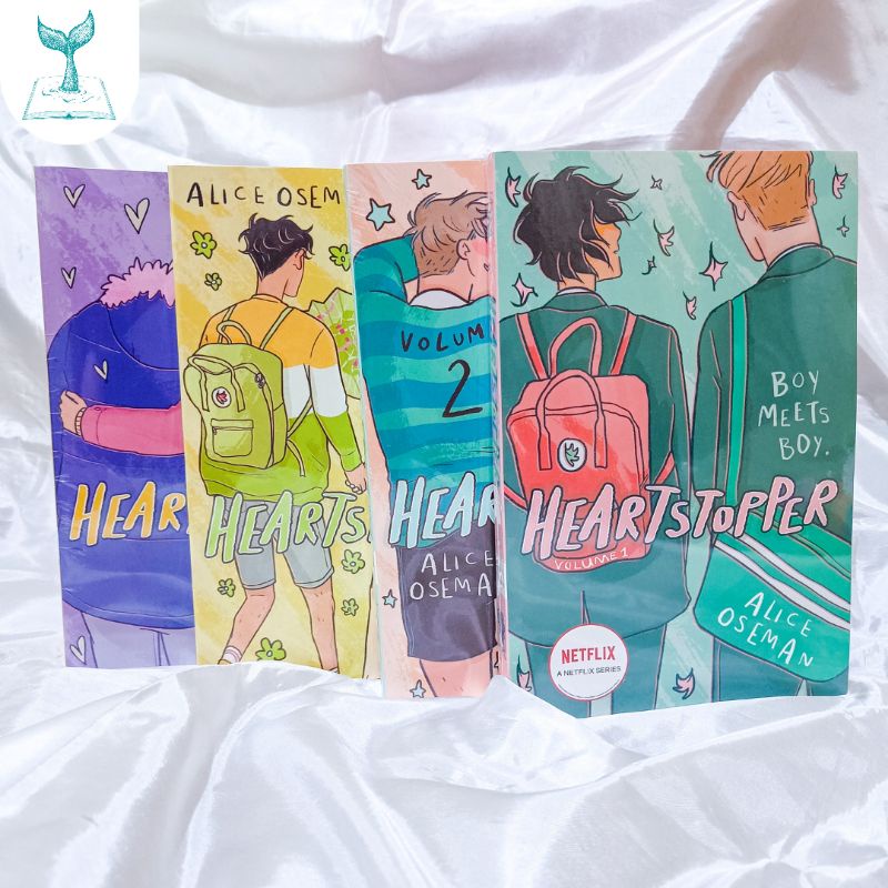 Jual Heartstopper All Volumes + Coloring Book Alice Oseman [English