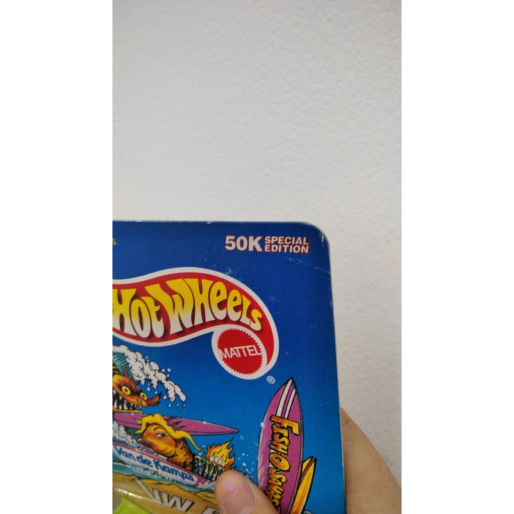 Hot Wheels Volkswagen Drag Bus 1/64 – Van De Kamp's Fish O Saurs, Vert (1998)