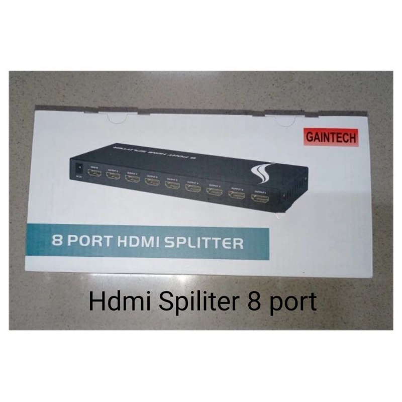 Jual Hdmi Spiliter 8 Port Full HD 1080p Gaintech | Shopee Indonesia