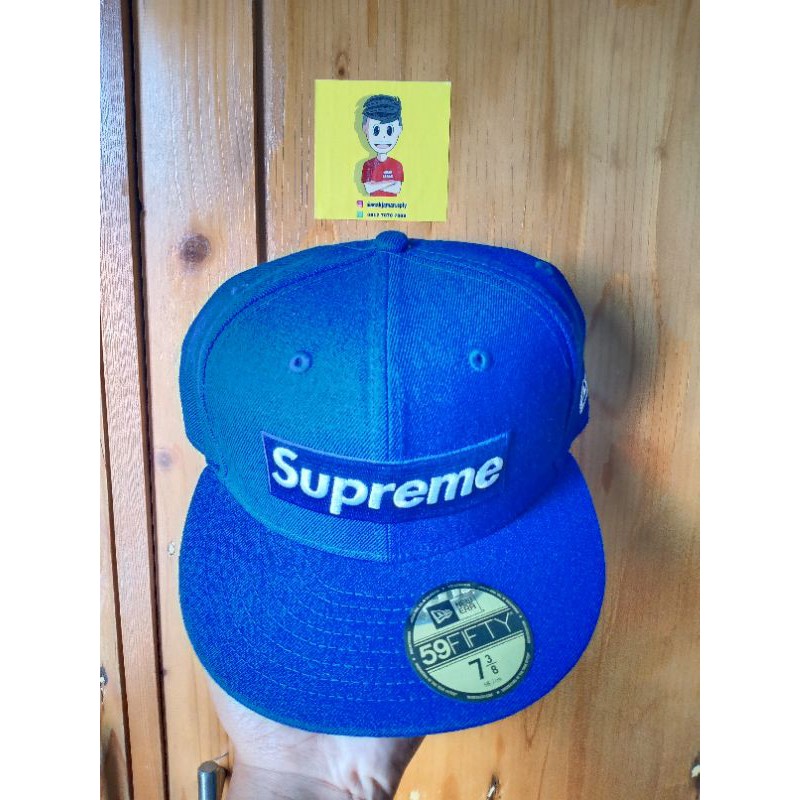 Jual Supreme x New Era Box Logo Playboy Blue Cap | Shopee Indonesia