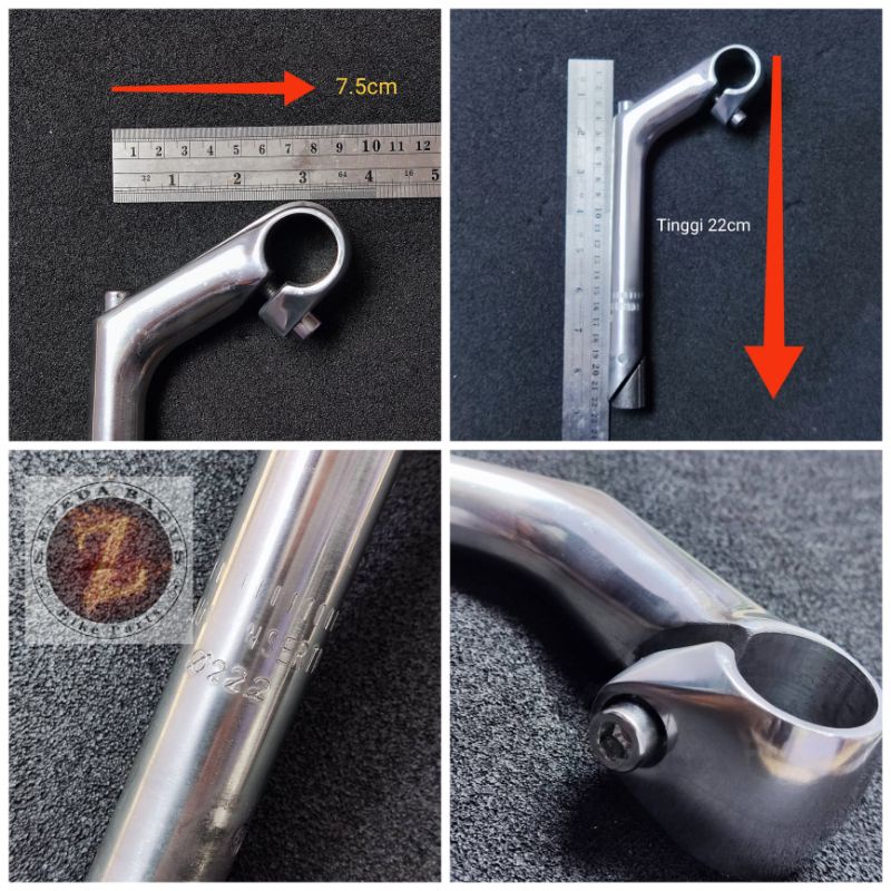 Jual Quil Stem Federal Kuwahara handlebar standar insert 22.2mm alloy