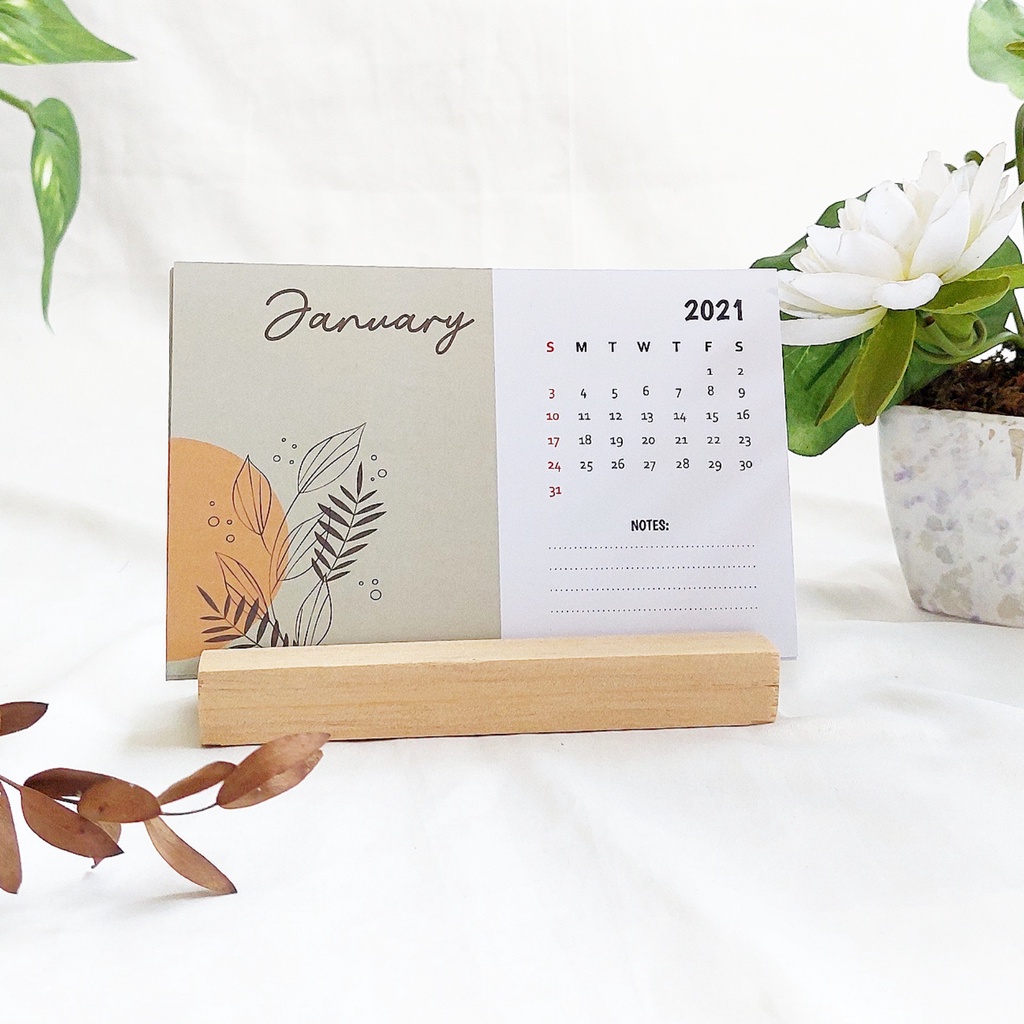 Jual Kalender Meja Custom Kalender Meja 2024 Calendar Aesthetic Kalender Custom Nama 