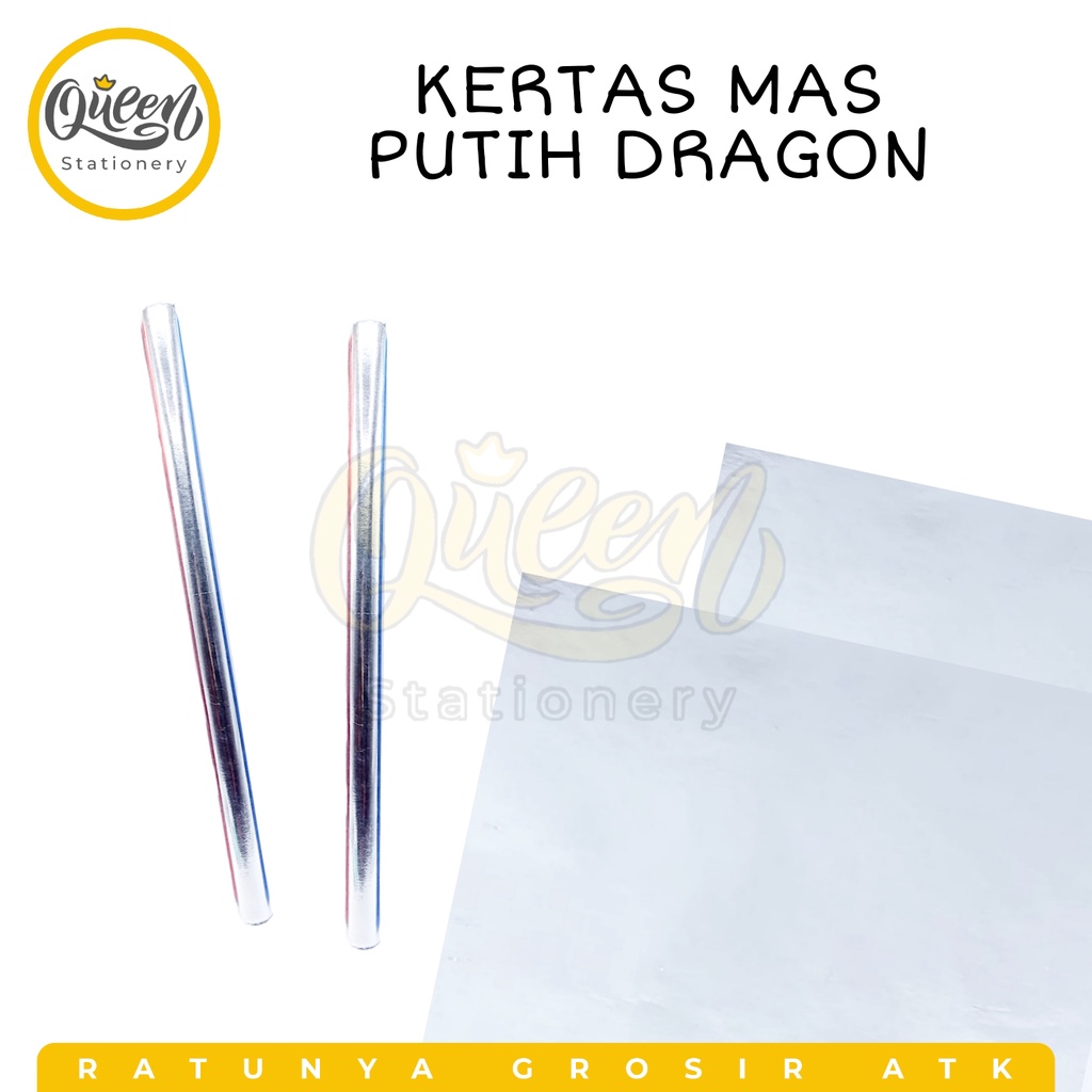 Jual 1 Gulung 5 Lembar Kertas Mas Dragon Kertas Kerajinan Kertas