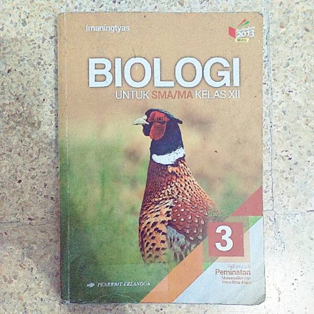 Jual BUKU BIOLOGI KELAS XII ( 12 ) PENERBIT ERLANGGA | Shopee Indonesia