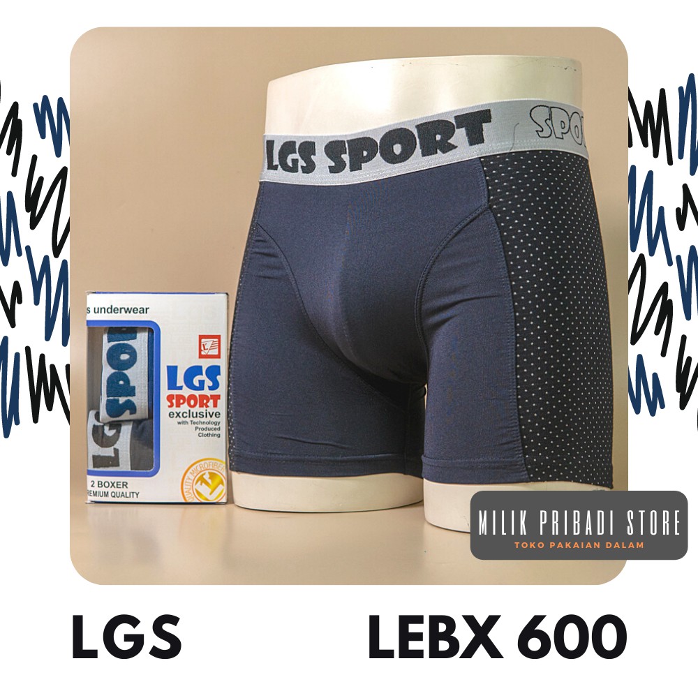 Jual BOXER PRIA LGS SPORT LEBX 600 | ISI 2 | NYAMAN DIPAKAI UNTUK ...