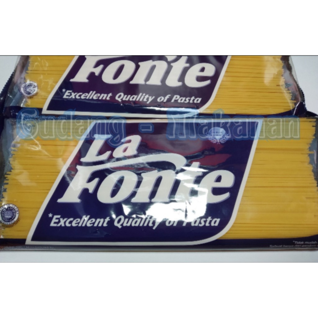 Jual La Fonte Spaghetti 1kg, Harga Murah Shopee Indonesia