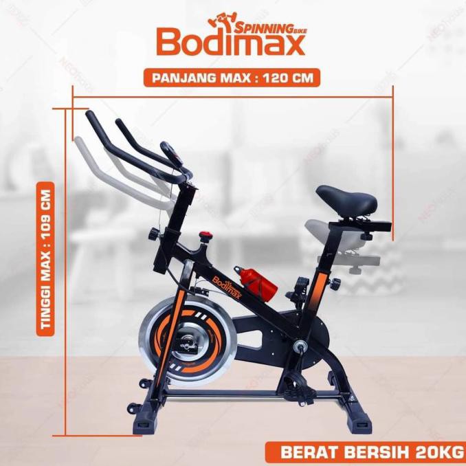 Jual Sepeda Statis Bodimax Spinning Bike Tokoemak9 | Shopee Indonesia