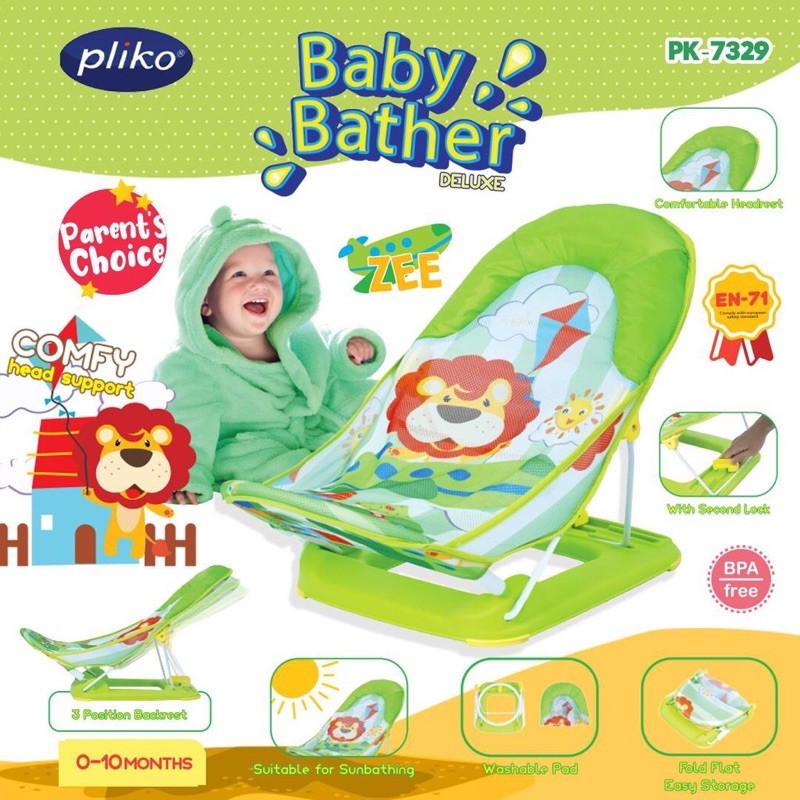PLIKO Deluxe Baby Bather Pk 7329 Kursi Mandi Bayi Dudukan Mandi Bayi baby bather Bak mandi