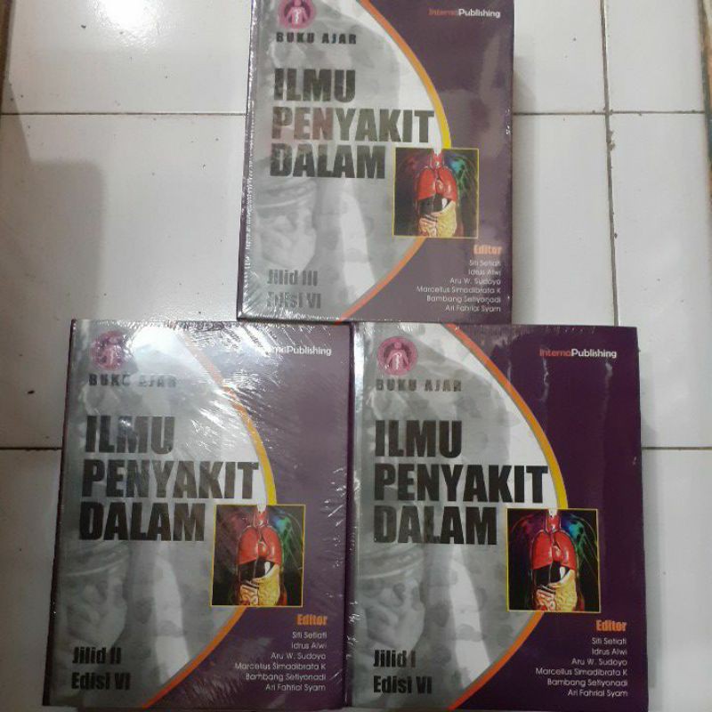 Jual Buku Ajar Ilmu Penyakit Dalam 1set(warna ) | Shopee Indonesia