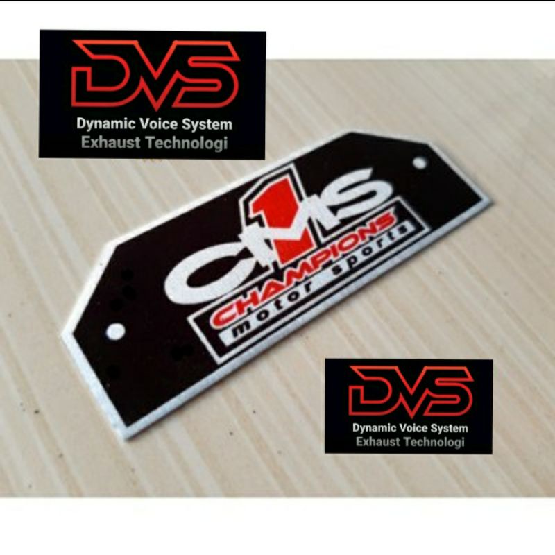 Jual EMBLEM LOGO KNALPOT RACING MERK CMS GEN3 DAN SPRING | Shopee Indonesia