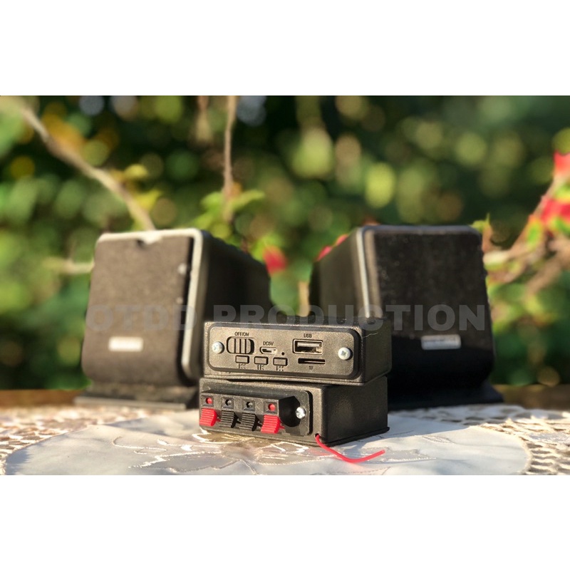 Jual Ampli Mini Bluetooth (TERMASUK BATTERY BISA DI CHARGE) | Shopee ...