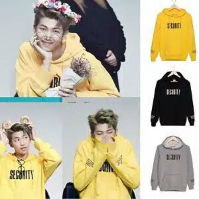 Bts rm store security hoodie