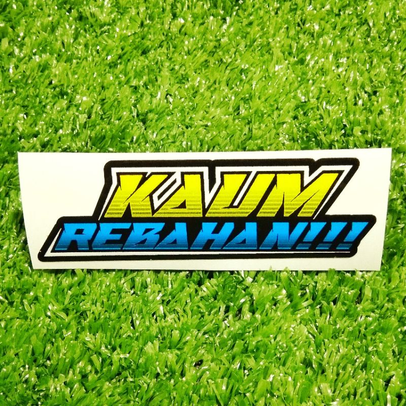 Jual sticker kata2 #stiker kaum rabahan | Shopee Indonesia