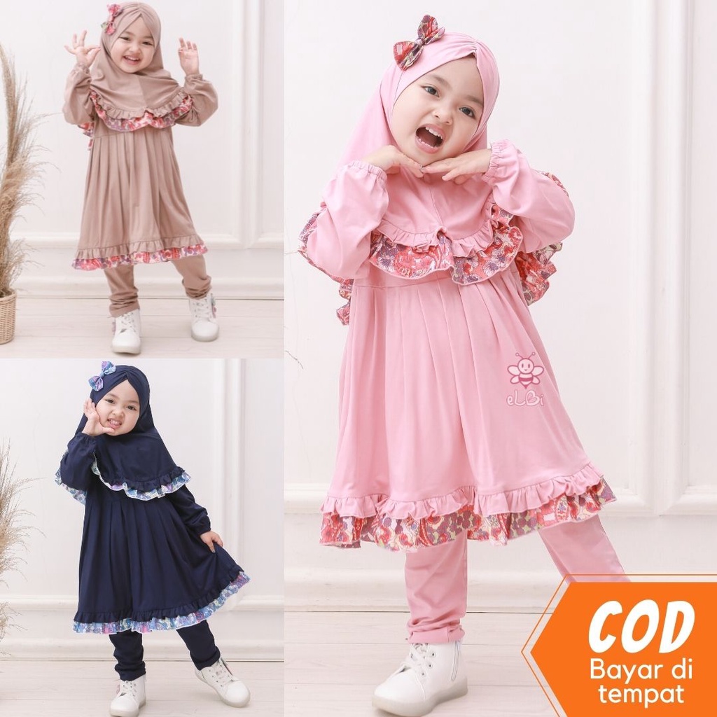 Jual Vania Legging Set Baju Muslim Balita Perempuan Busana Muslim