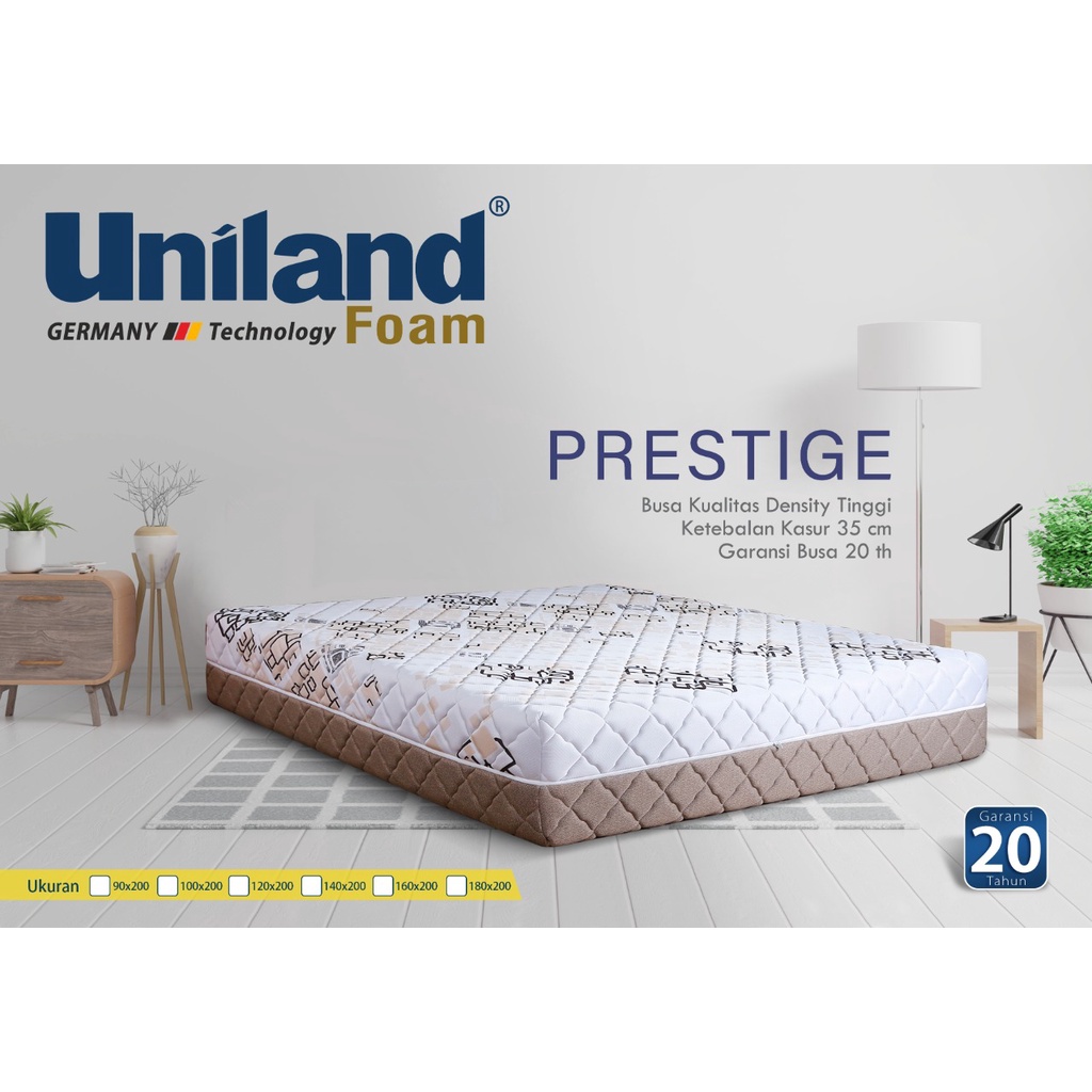 Jual Kasur Busa Uniland Foam Prestige Garansi 20 Tahun Tebal 35 Cm