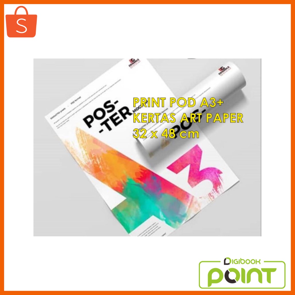 Jual Print Kertas Art Paper150 gr A3+ Cetak Kertas Art Paper 32 x 48