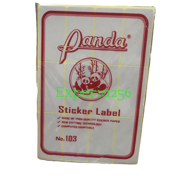 Jual Stiker Label Panda 103 Stiker Undangan | Shopee Indonesia