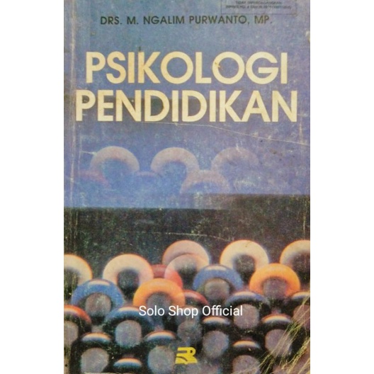 Jual Buku Psikologi Pendidikan Ngalim Rosda Remaja Rosdakarya | Shopee ...